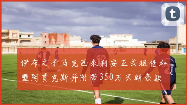 伊布之子马克西米利安正式租借加盟阿贾克斯并附带350万买断条款